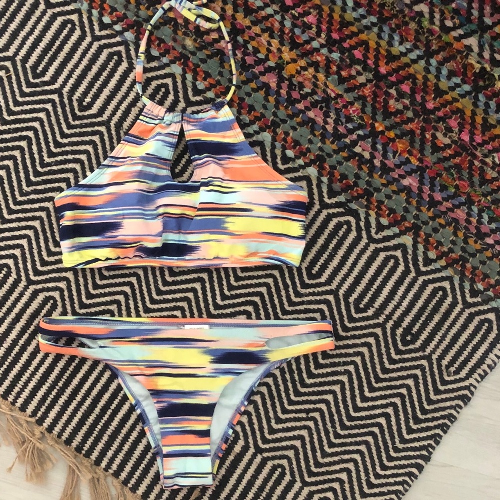 Roxy Multicolor Swimsuit Size Small